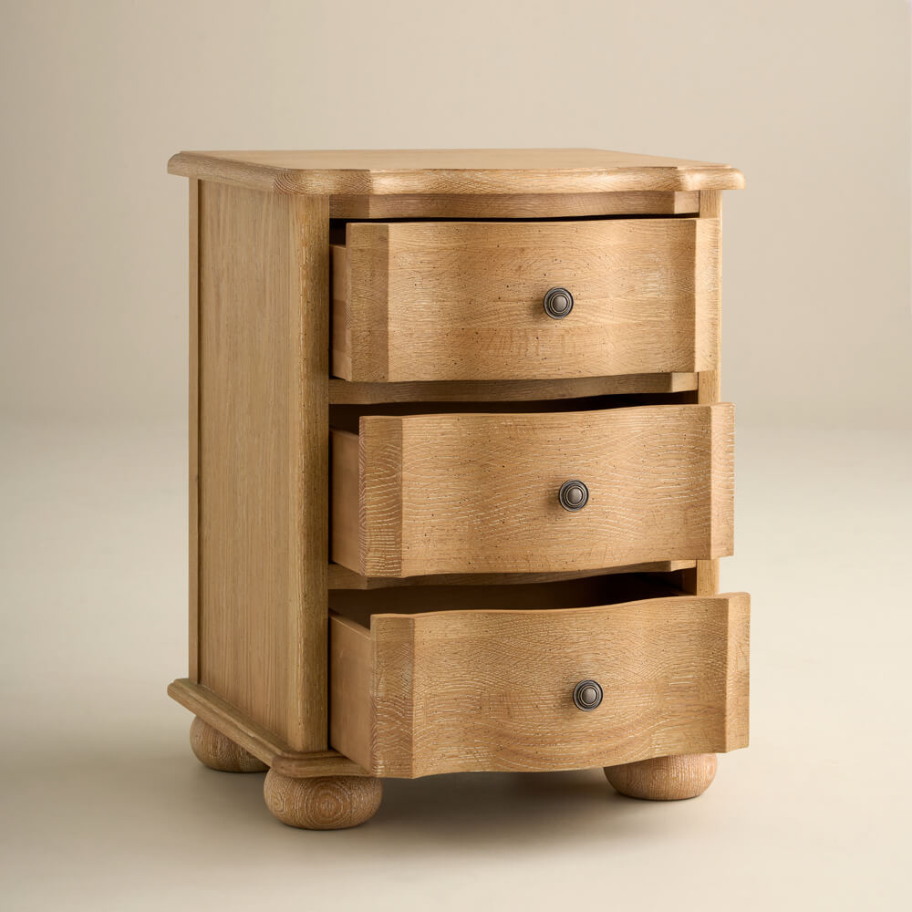 Aureum Bedside, Weathered Oak